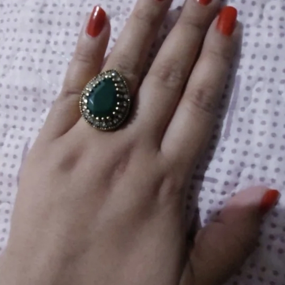 Turkish Vintage Looking Exaggerated Ring for Women, Hürrem Sultan Ring, Ottoman, - Picture 4 of 6